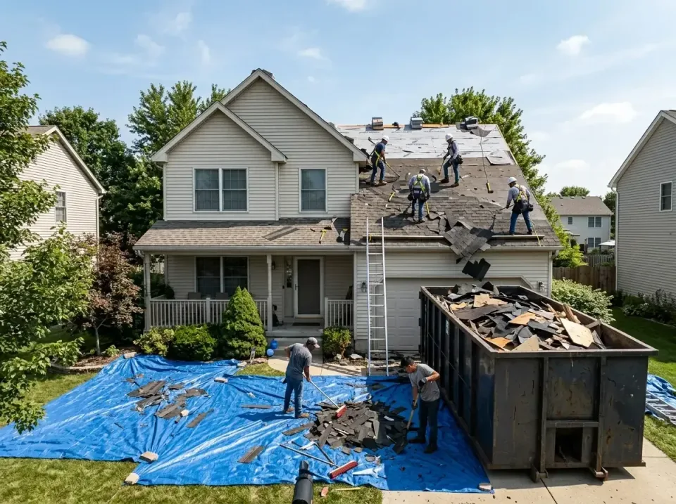 roof-replacement-debris-remova-004 — frequently asked questions, Cheapest Dumpster Rentals in Shelbyville, IN